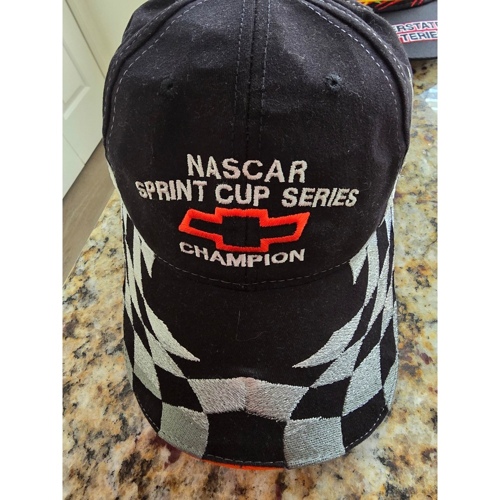 NASCAR Jimmie‎ Johnson 3X Sprint Cup Champion Chevrolet Chevy Black Cap Hat Men
